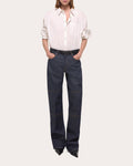 Zipper-Detail Carpenter Jeans
