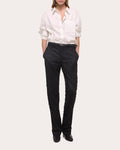 Laser-Cut Hole Punched Pants