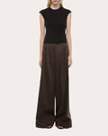 Jersey Twisted Crop Cap-Sleeve Tee