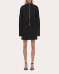 Wool Gabardine Wardrobe Bomber Jacket