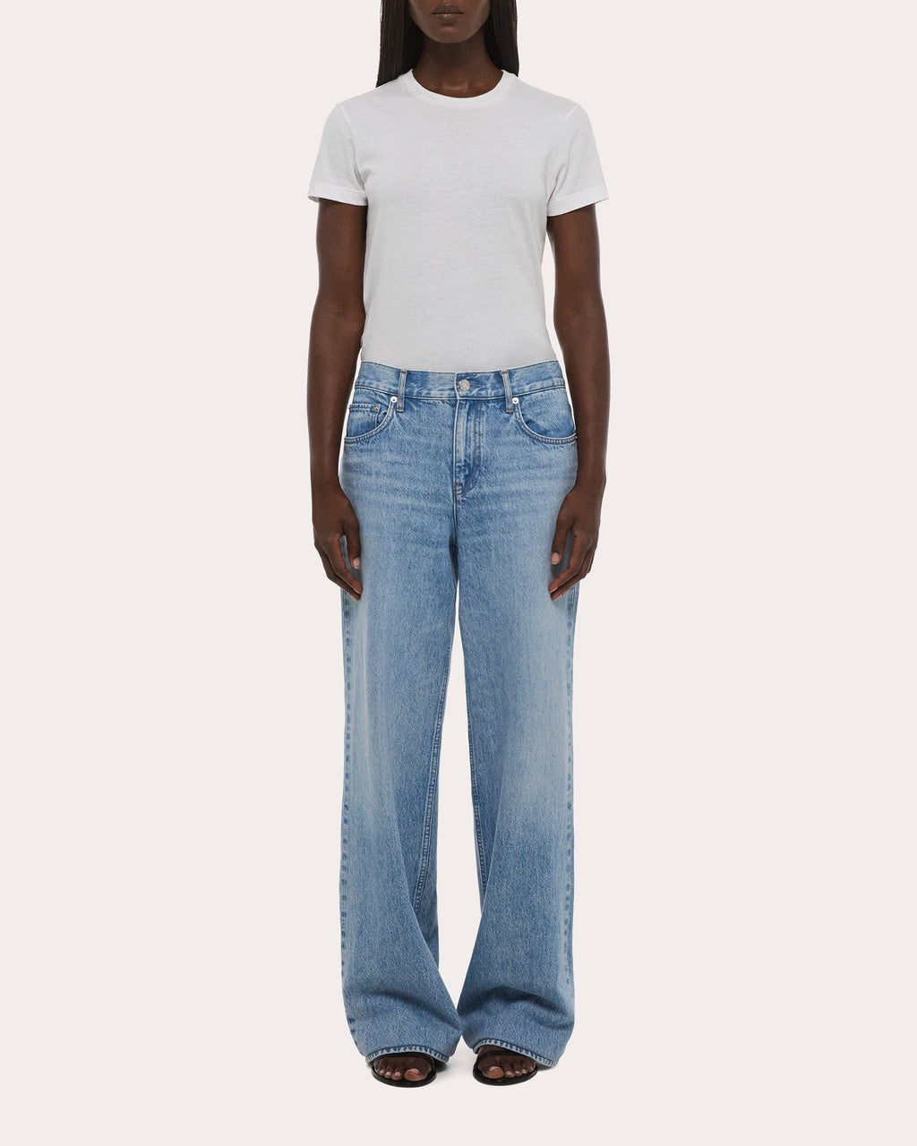 Vintage Wash Straight Wardrobe Jeans