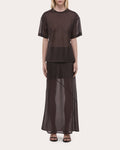 Sheer Airy Voile Relaxed Tee