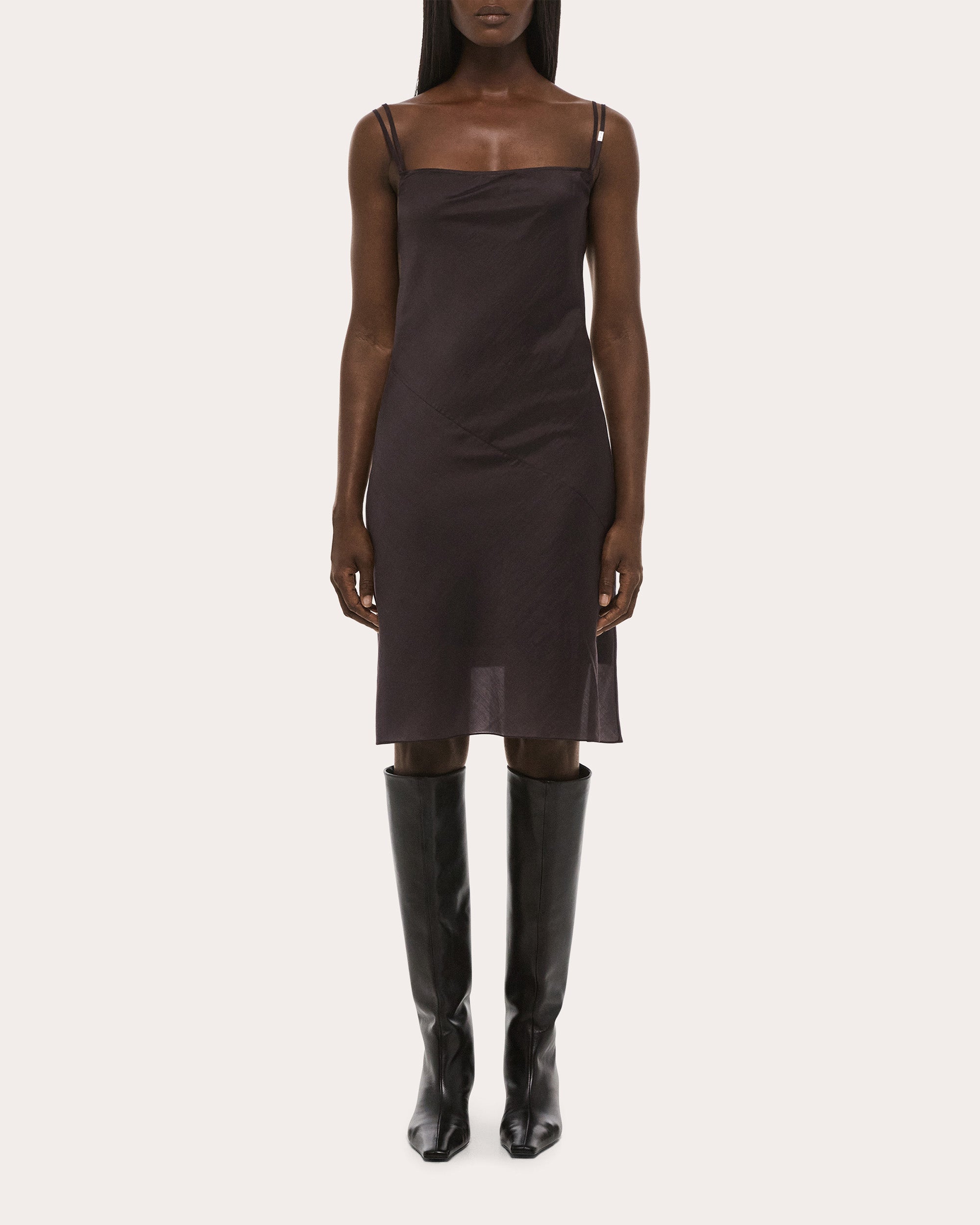 Airy Voile Mini Slip Dress