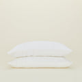 Simple Linen Pillowcases, Set of 2 - White