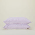 Simple Linen Pillowcases, Set of 2 - Lilac