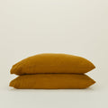 Simple Linen Pillowcases, Set of 2 - Bronze