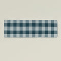 Simple Plaid Runner - Sky/Peacock