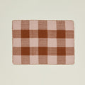 Simple Plaid Rug - Blush/Terracotta