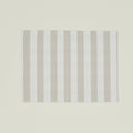 Essential Striped Placemat, Set of 4 - Ivory/Flax