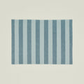 Essential Striped Placemat, Set of 4 - Sky/Peacock