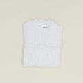 Simple Waffle Bathrobe - White