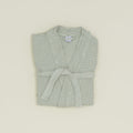 Simple Waffle Bathrobe - Sage