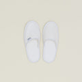 Simple Waffle Slippers - White