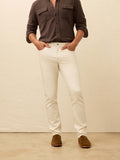 Stretch Terry 5-Pocket Pant - Egret