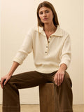 Après Waffle Henley - Coastal Cream