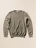 Light Weight Cotton Crewneck - Coastal Sage