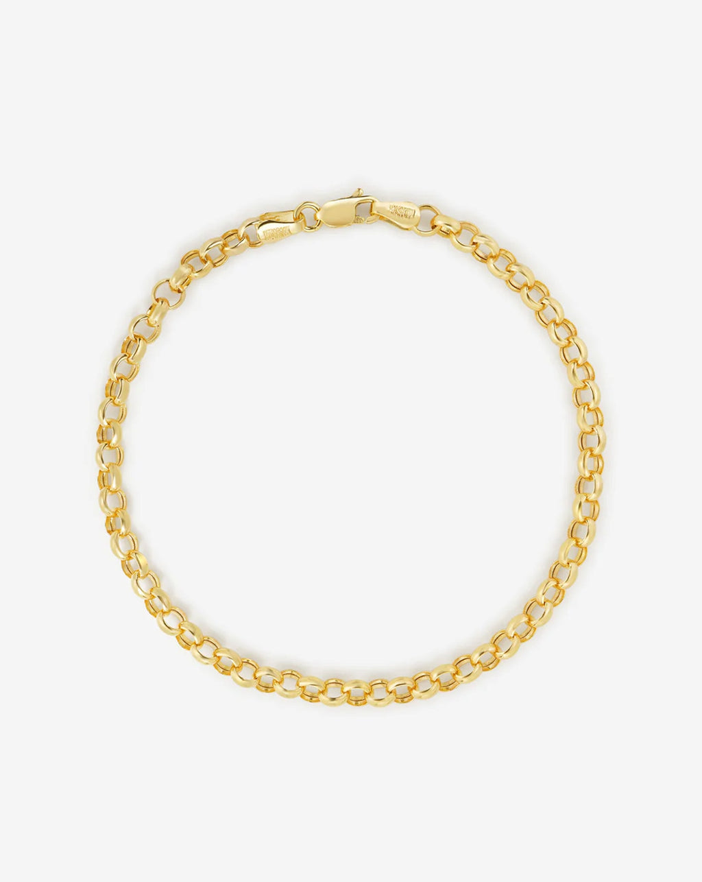 Hollow Rolo Chain Bracelet