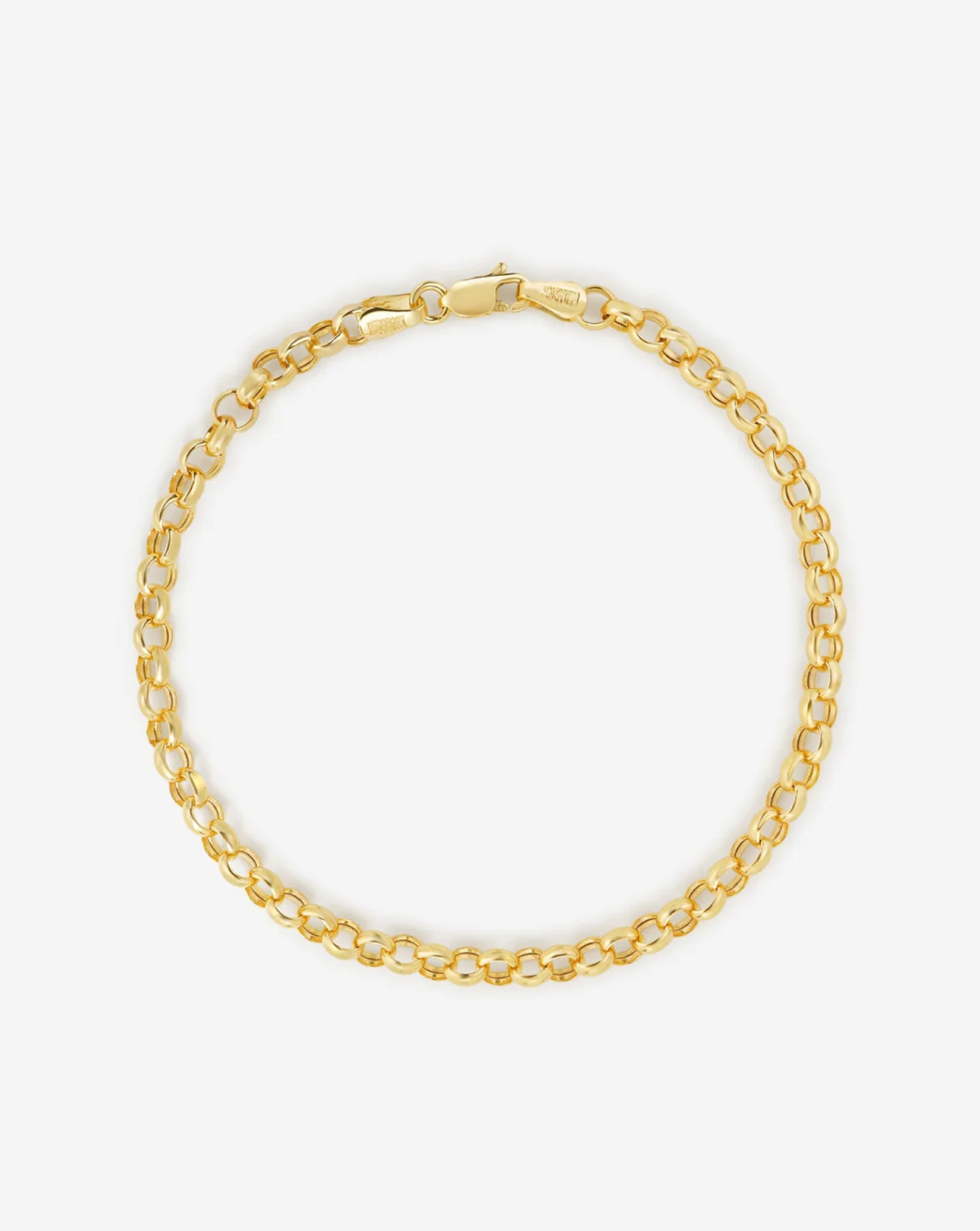 Hollow Rolo Chain Bracelet