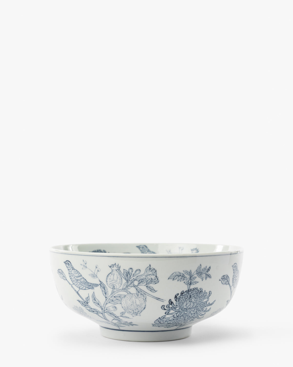 Hand Stamped Botanical Bowl