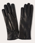 Black Essentials Leather Gloves