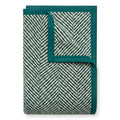 ChappyWrap Harborview Herringbone Evergreen Dog Blanket
