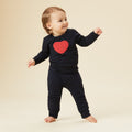 Heart Sweatshirt & Joggers Outfit