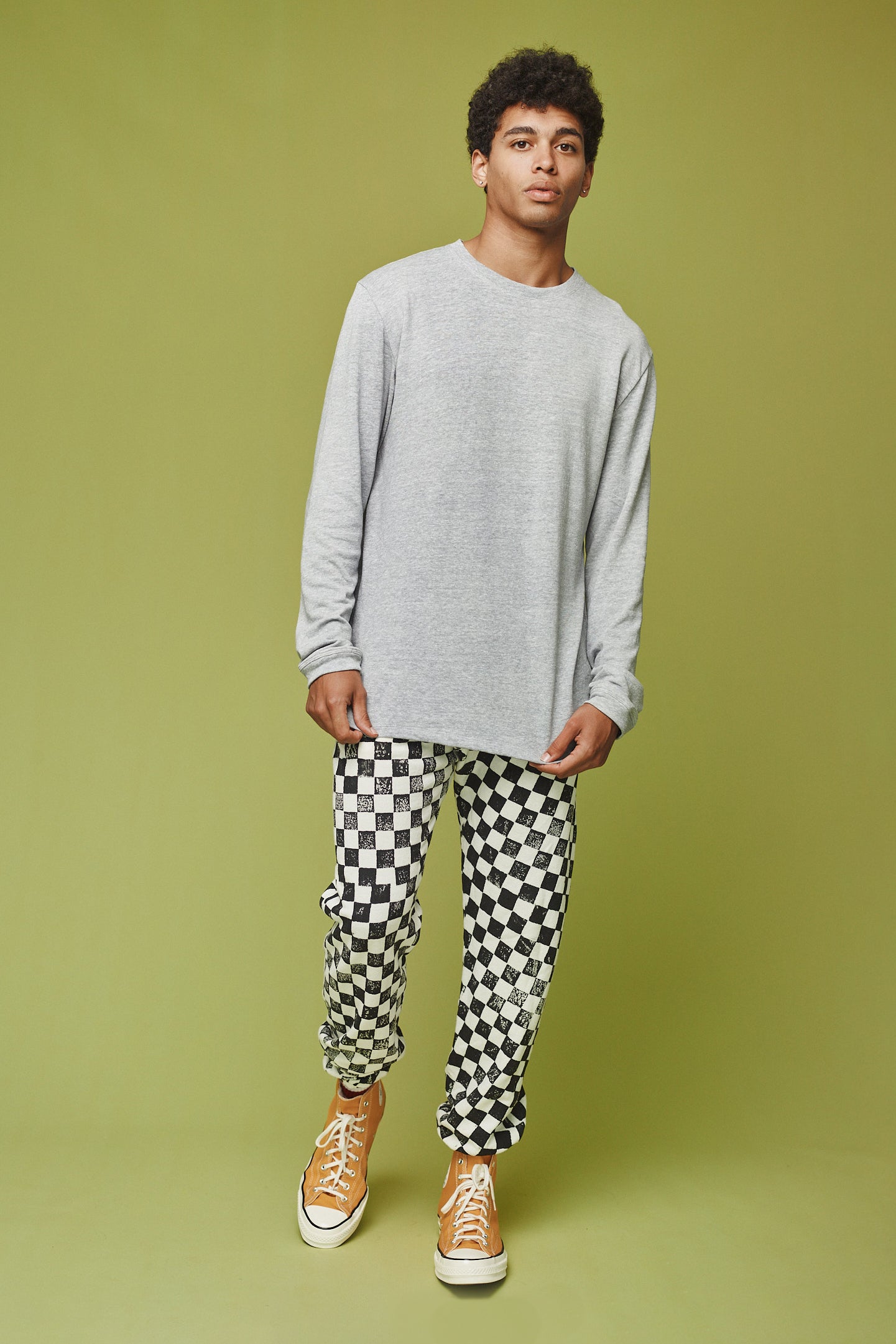 Heathered Baja Long Sleeve Tee