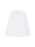 Heavy Long Sleeve Plain T-Shirt Tavistock White