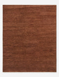 Heritage Hand-Knotted Wool Rug Swatch, Brick