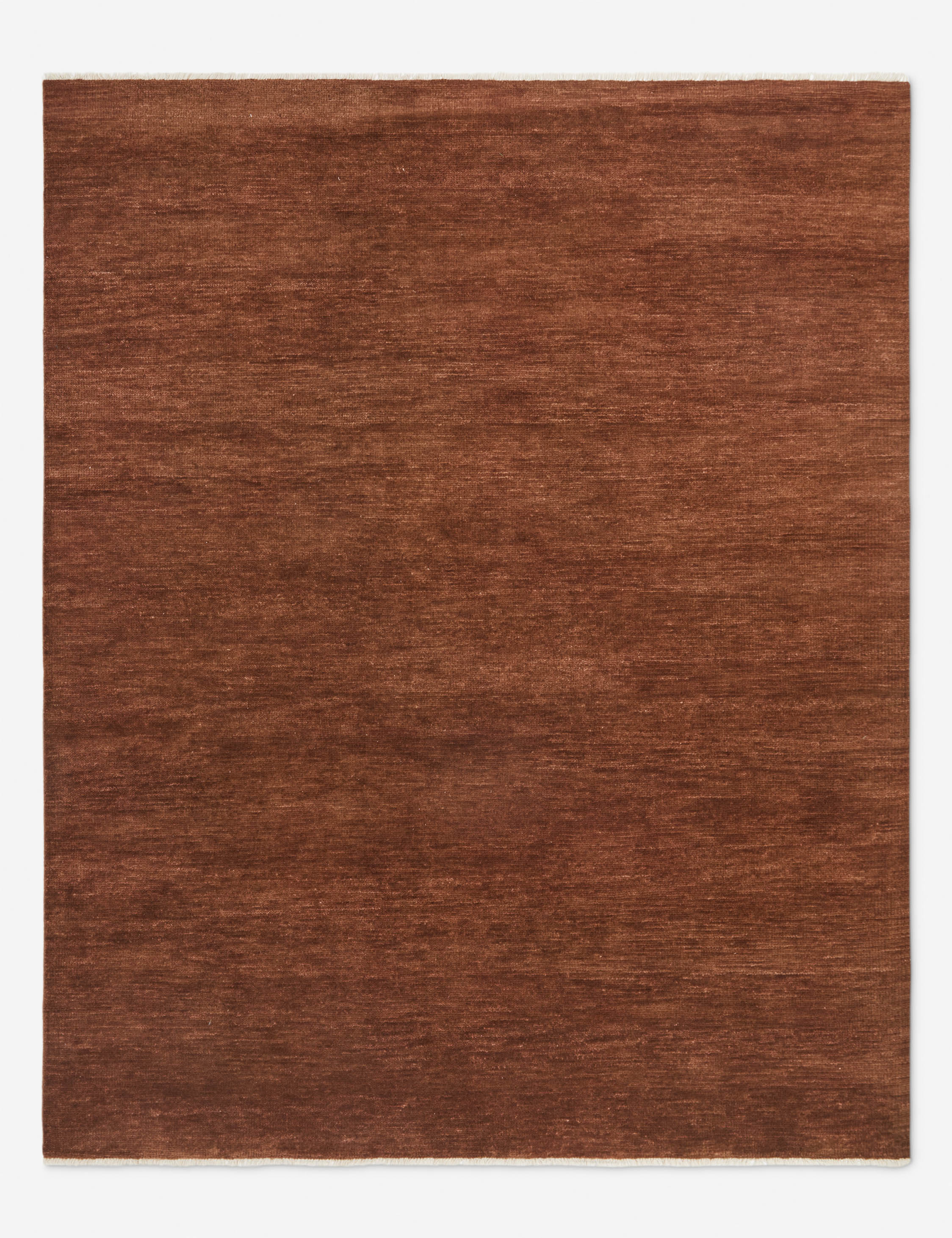 Heritage Hand-Knotted Wool Rug Swatch, Brick