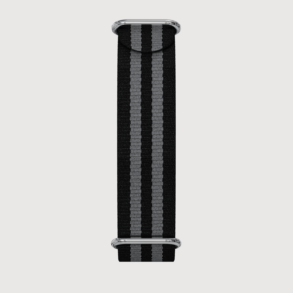Nato Strap - Bond Black & Grey