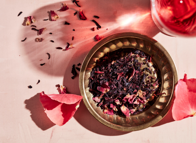 No. 128, Hibiscus Moroccan Rose, Iced Tea