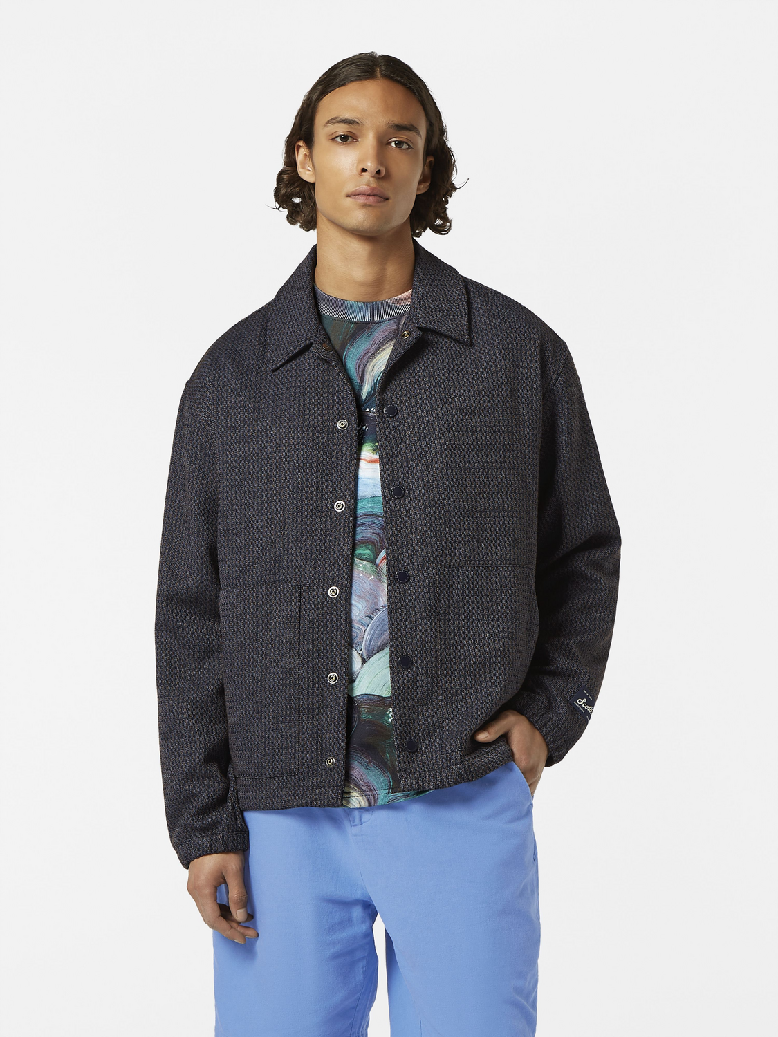 Yarn-Dyed Coach Jacket