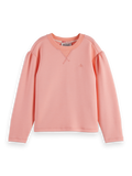 Girls' Relaxed-Fit Modal-Blend Crewneck Sweatshirt