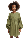 Girls' Broderie Anglaise Panel Dress