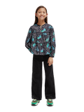 Girls' All-Over Printed Satin Binding Top