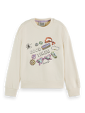 Girls' Loose-Fit Artwork Sweatshirt