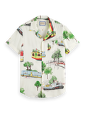 Canal Boats Printed Shirt