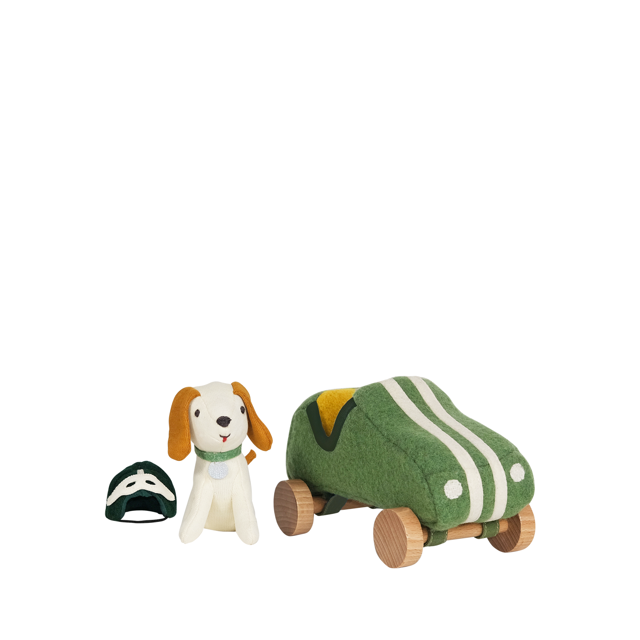 Holdie Dog-Go - Racer Boy - Green