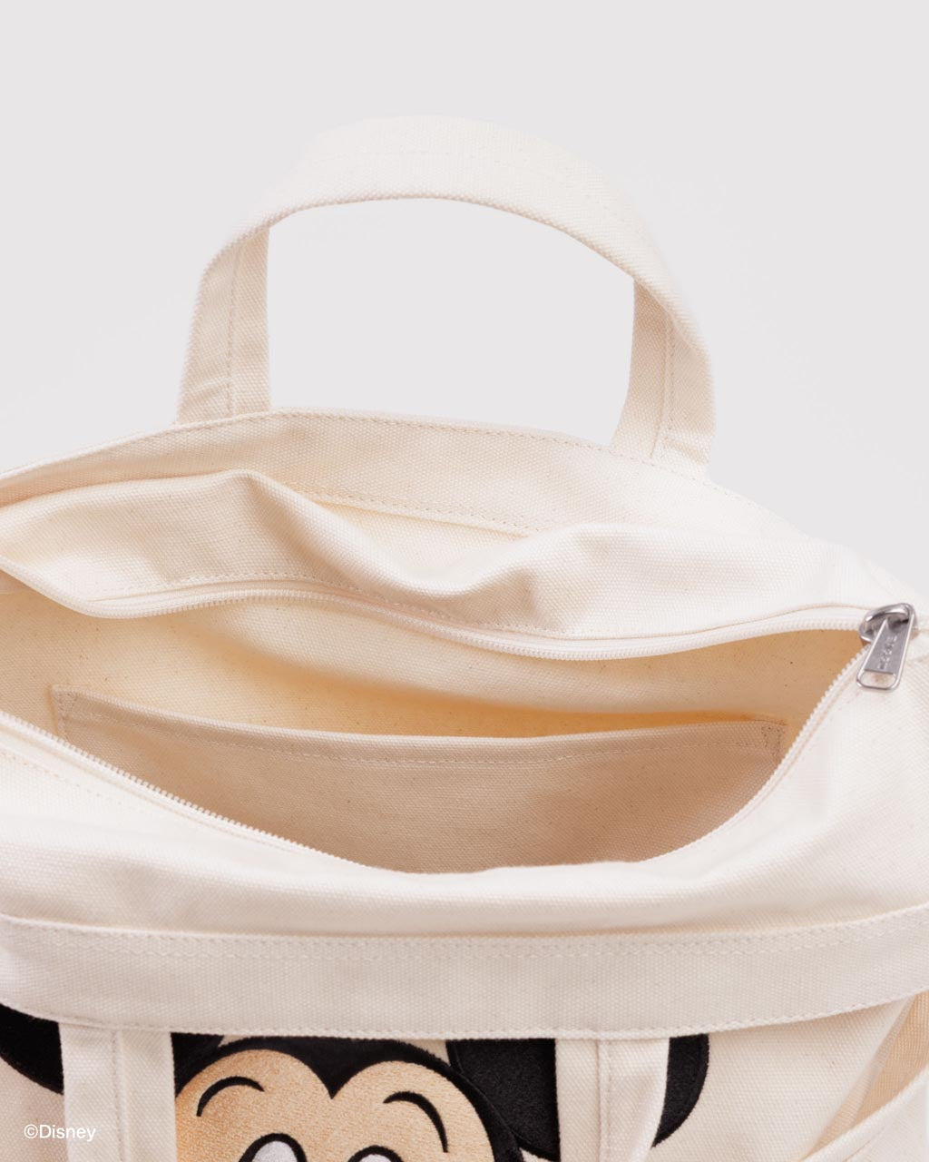 Horizontal Zip Duck Bag - Embroidered Mickey Mouse Club