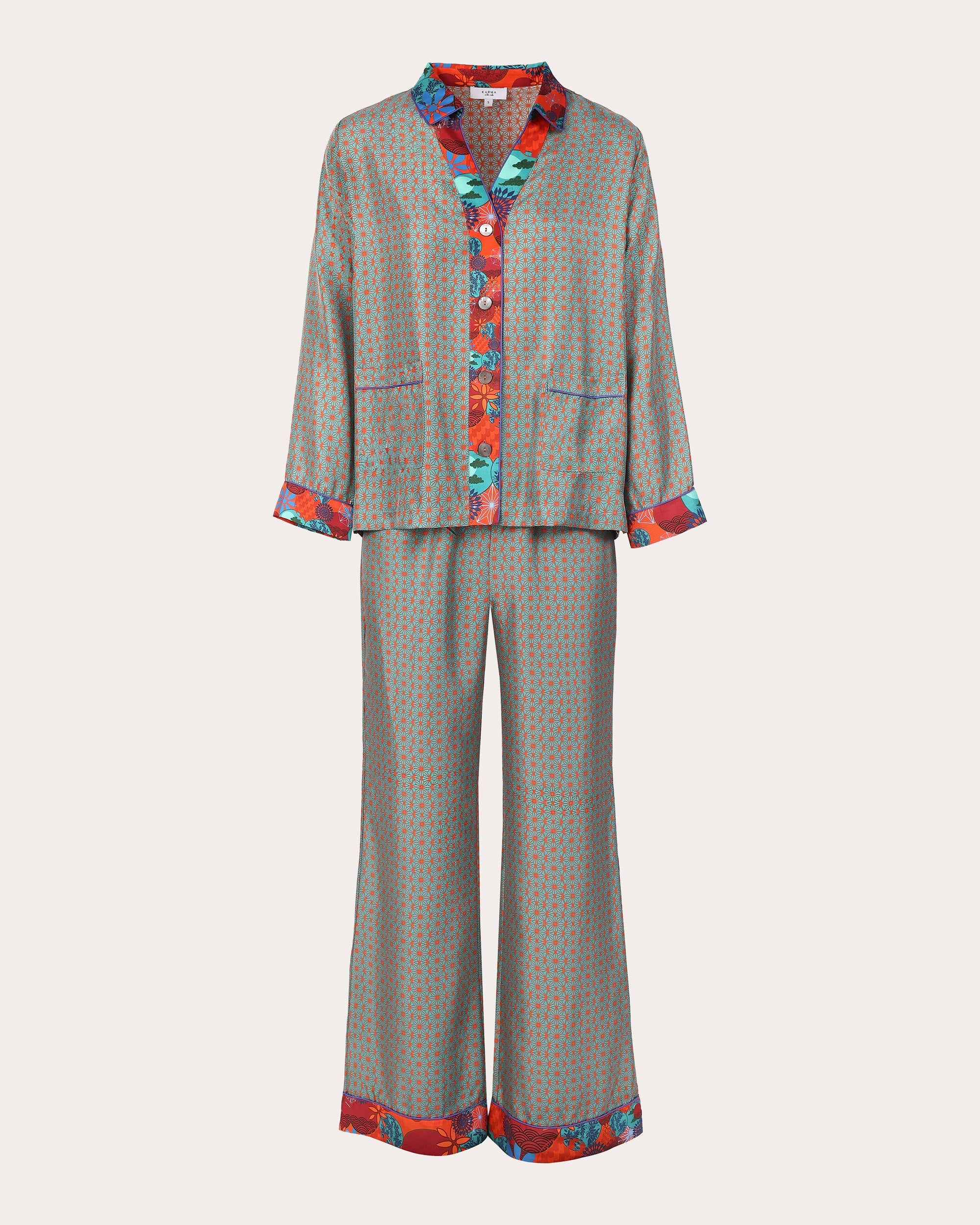 Tokyo Hoshi Silk Pajama Set