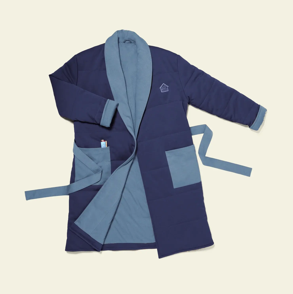 Housecoat in Navy