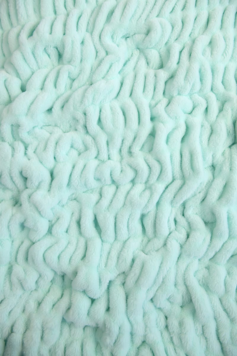 Hugs Light Aqua Serene Blanket