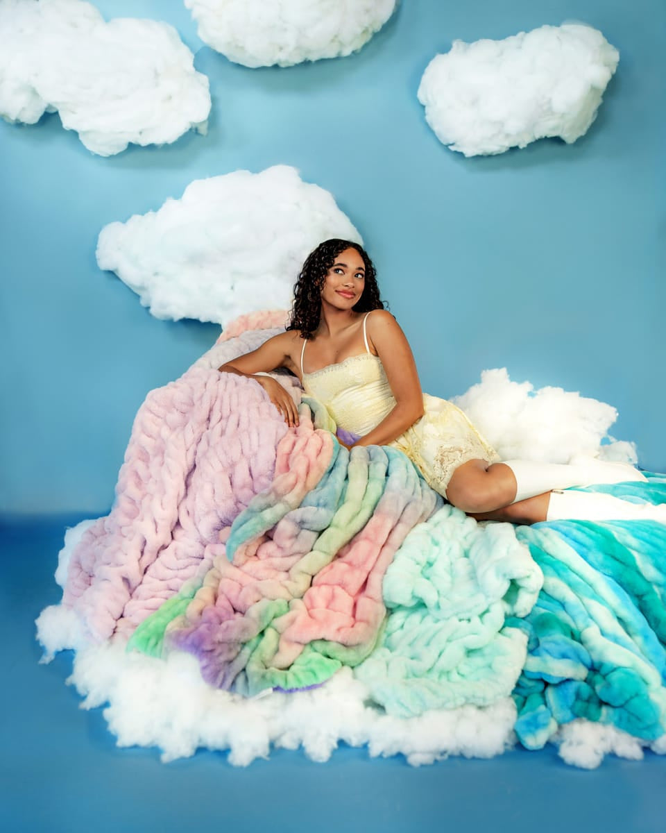 Hugs Light Misty Dawn Blanket
