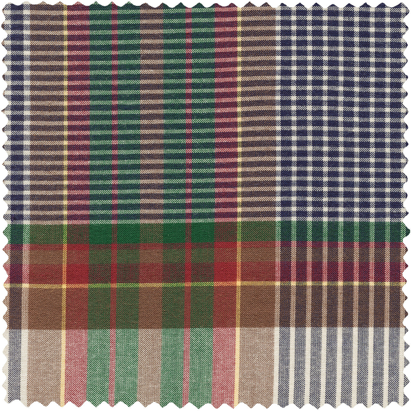 Tan/Green Archive Madras