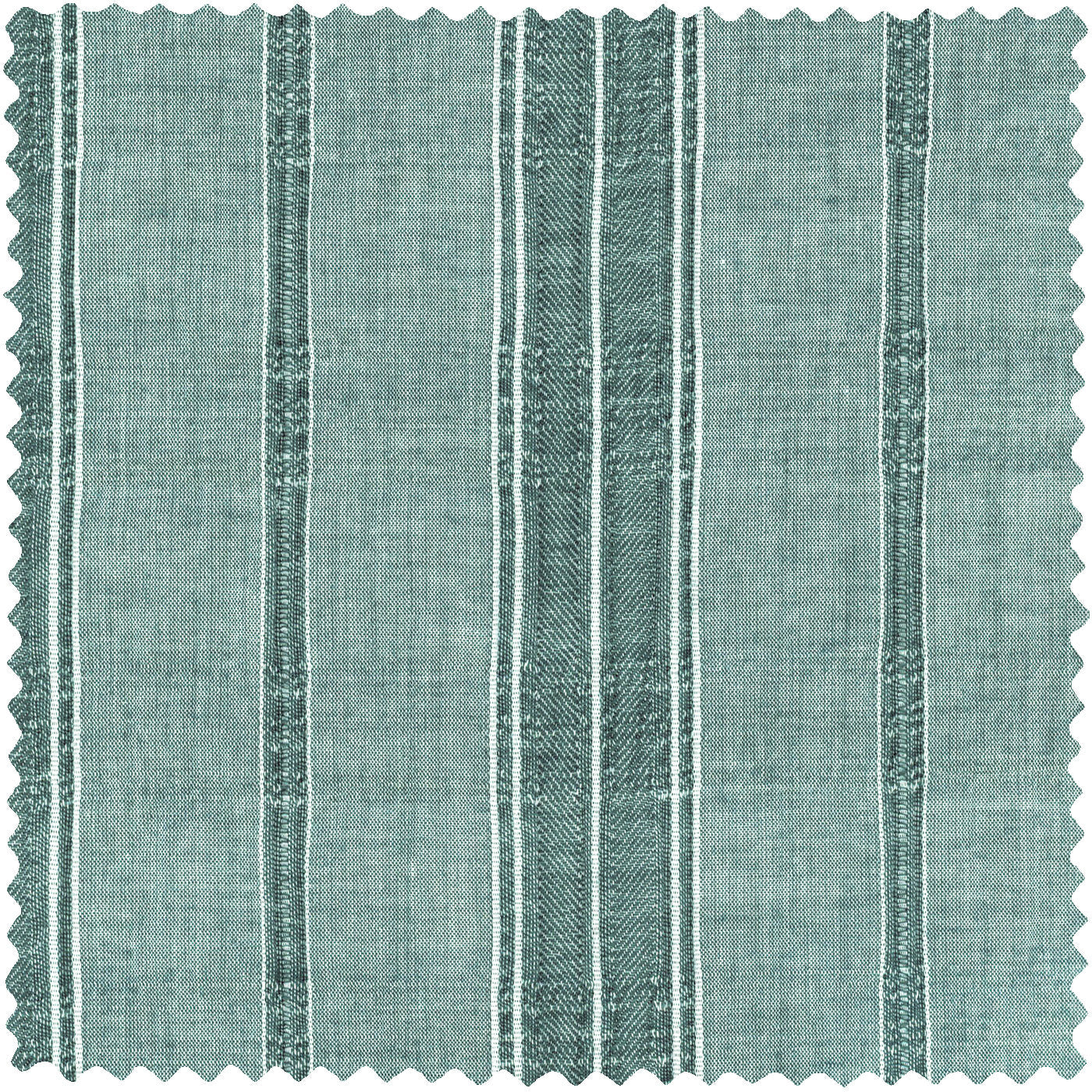 Green Japanese Dobby Stripe