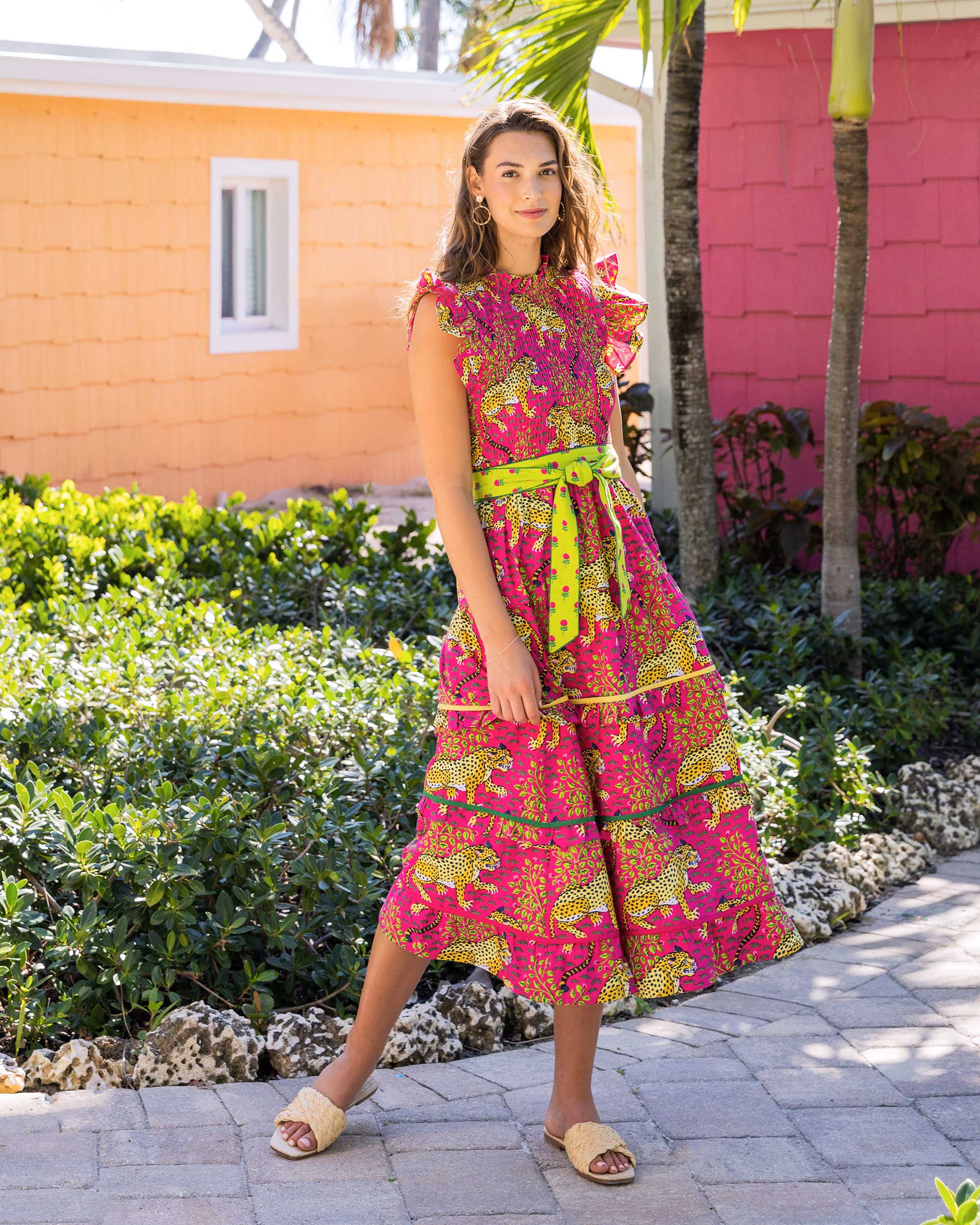 Bagheera - Ready to Ruffle Dress - Hot Pink