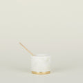 Simple Marble Sugar + Salt Dish