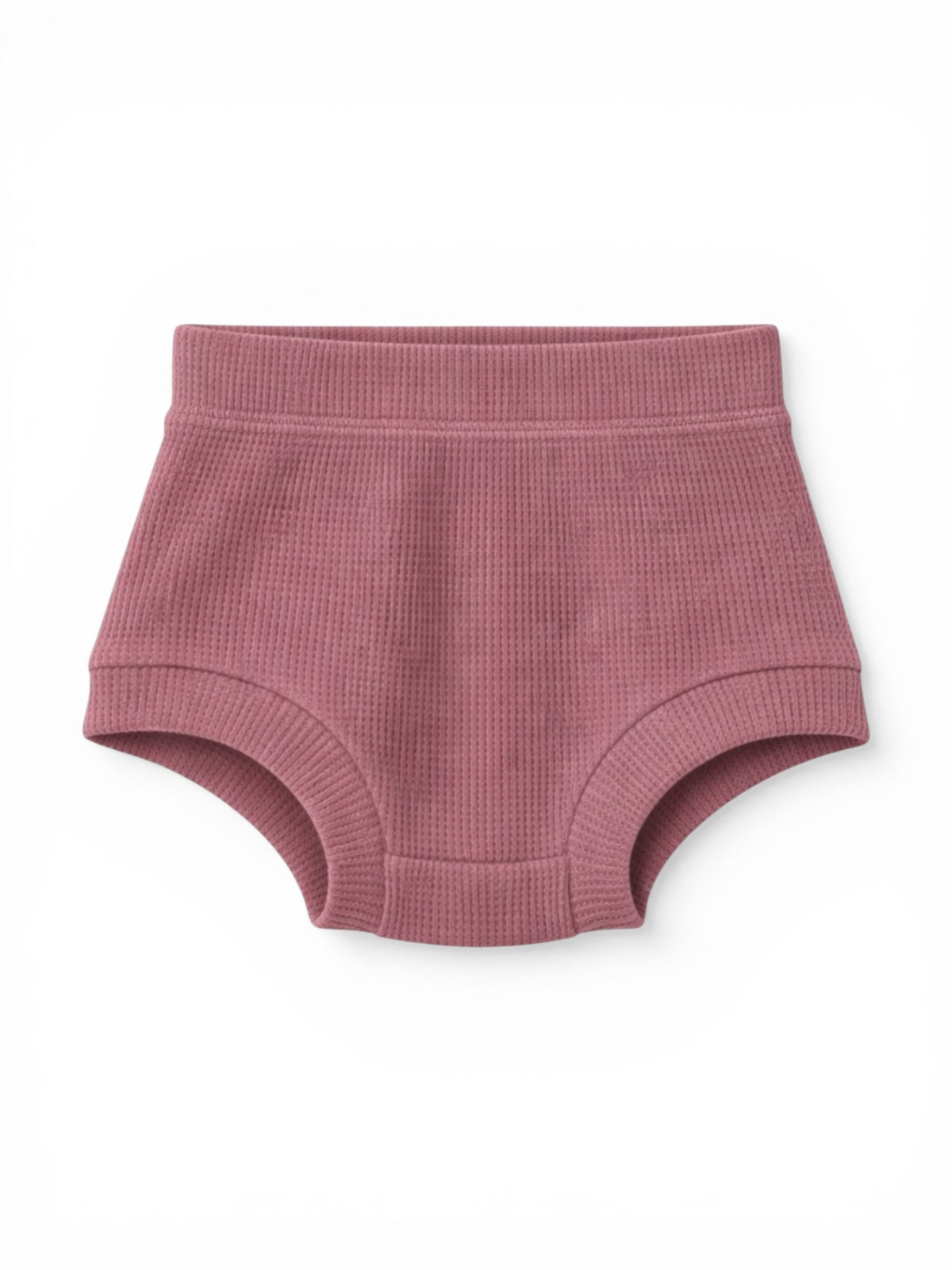 Organic Cotton Waffle Shorts, Winterberry