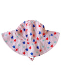 Splendid Stars Pink / Muslin Wide Brim Sunhat